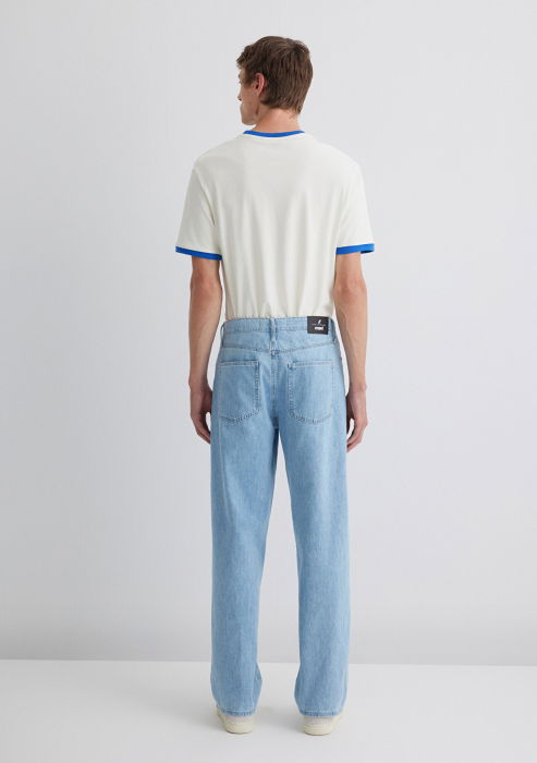 Mavi Blugi Albastri Deschisi MITTE Loose Barbati [5]