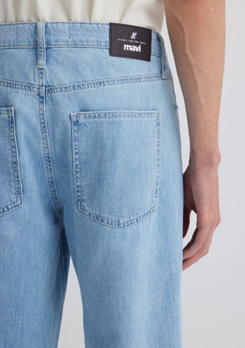 Mavi Blugi Albastri Deschisi MITTE Loose Barbati [8]