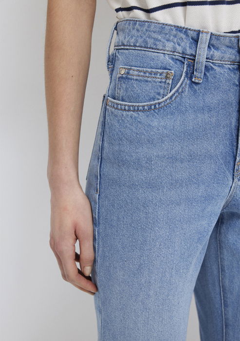 Blugi Albastri MIAV Flare, Bootcut Femei [8]