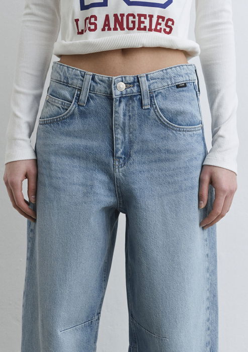 Mavi Джинсы Mid Blue Lisa Baggy [9]