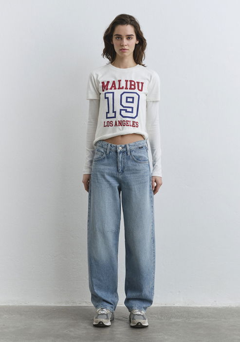 Mavi Джинсы Mid Blue Lisa Baggy [5]