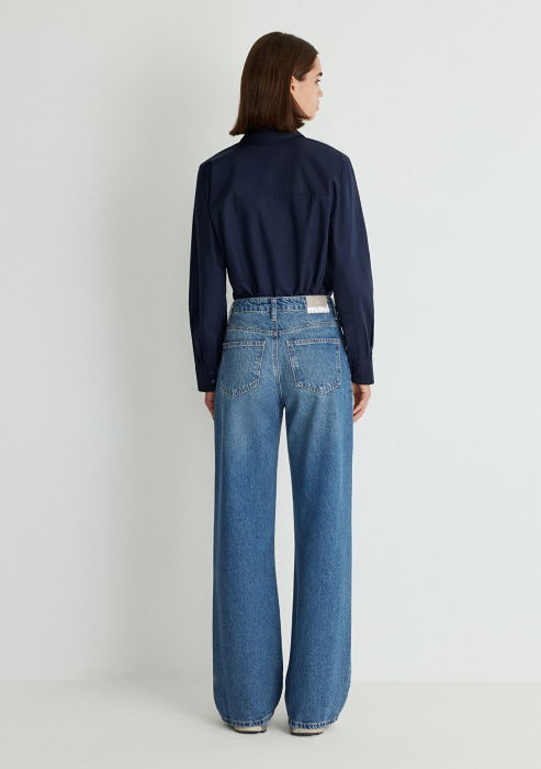 Mavi Blugi Albastri Deschisi Malibu Wide Leg Femei [5]