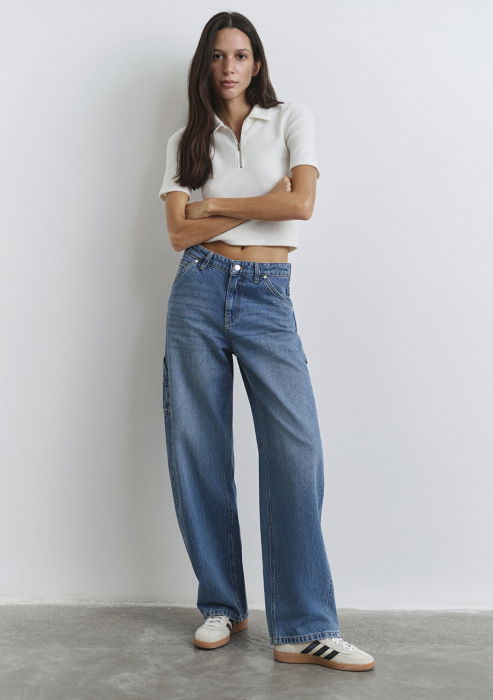 Mavi Джинсы Mid Brushed BERRY Baggy [1]