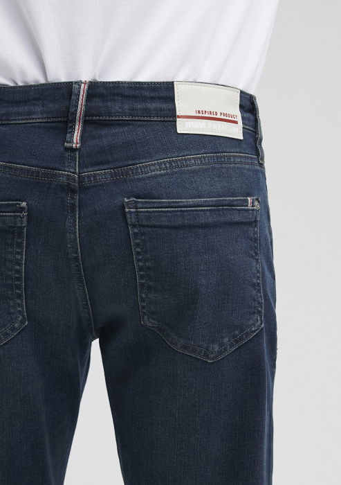 Mavi Blugi Navy Martin Regular Straight Barbati [7]