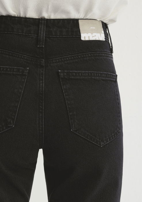 Mavi Женские Джинсы Чёрные New York Straight [8]