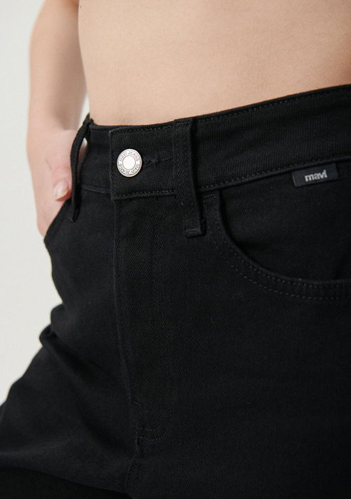 Mavi Женские Джинсы Чёрные Star Mom [9]
