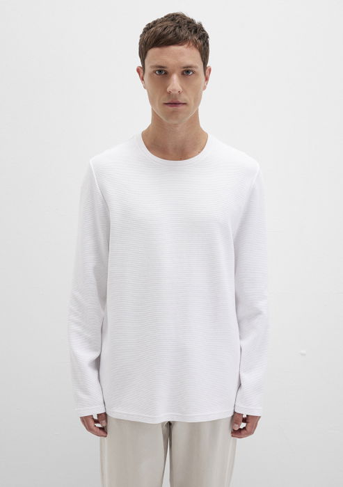 Mavi Bluza Alba  Barbati [3]