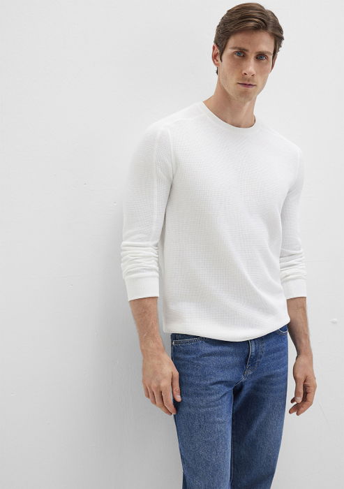 Mavi Bluza Alba  Barbati [1]