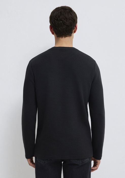 Mavi Bluza Neagra Slim Barbati [5]