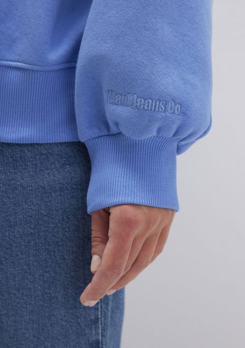 Mavi Bluza Albastra Deschisa Loose Femei [6]