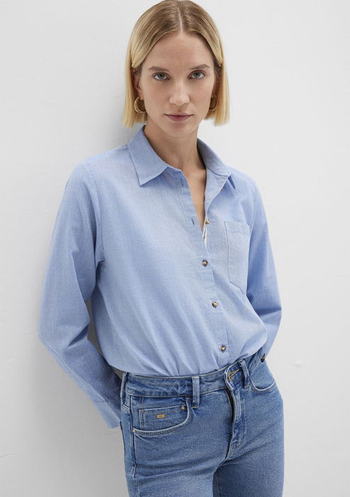 Mavi Рубашка Blue Chambray Regular [4]