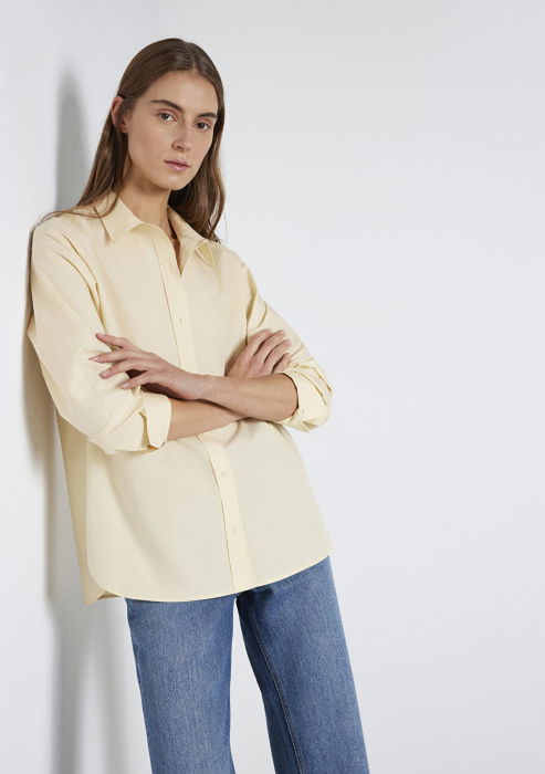 Camasa Galbena Loose Femei [3]