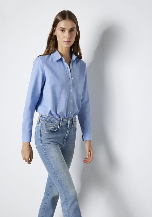 Camasa Albastra Regular Femei [2]