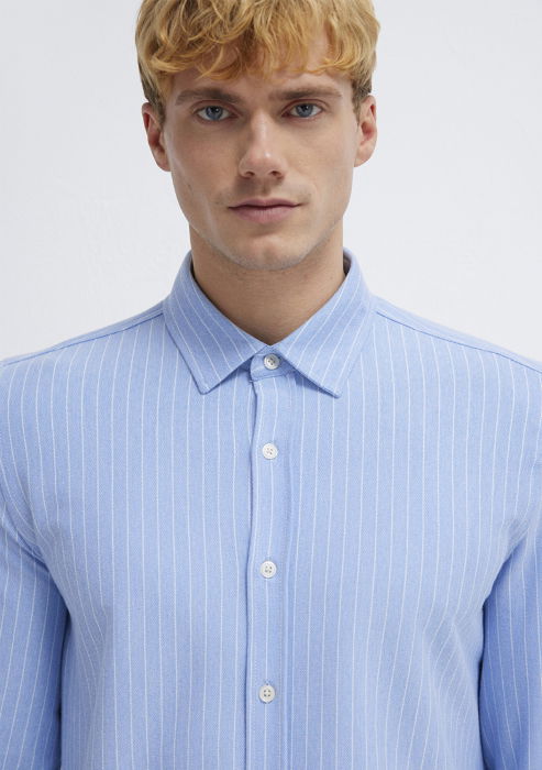 Mavi Camasa Albastra Deschisa Slim Barbati [5]