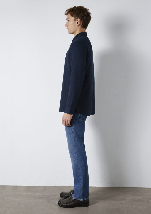 Mavi Мужская Рубашка Темно-Синяя Regular [4]