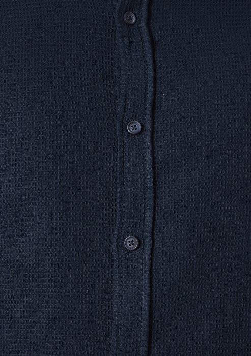 Mavi Мужская Рубашка Темно-Синяя Regular [7]