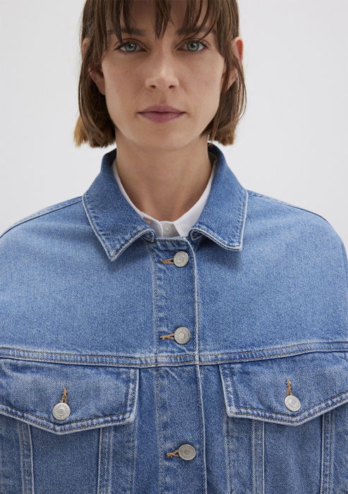 Geaca Albastra Oversize Femei [6]