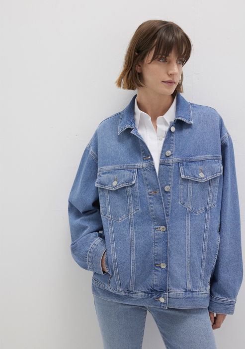 Geaca Albastra Oversize Femei [3]