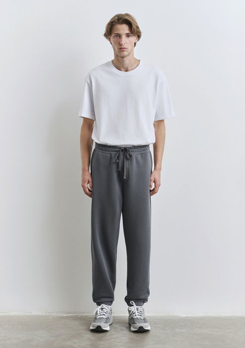 Mavi Pantaloni Gri Inchis Loose Barbati [3]