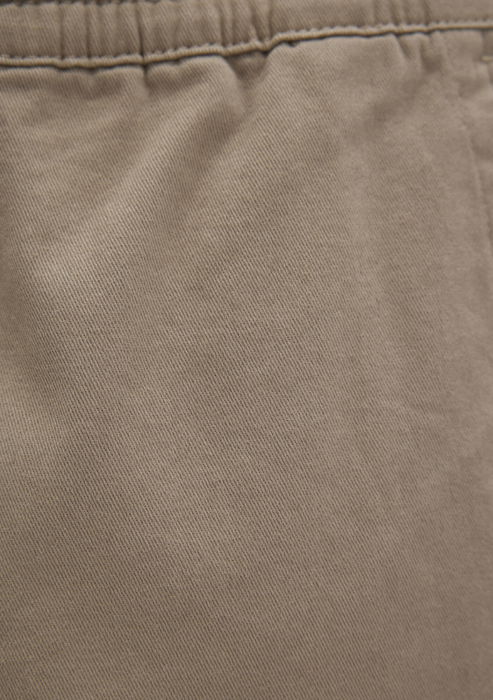 Pantaloni Bej Slim Straight Barbati [8]