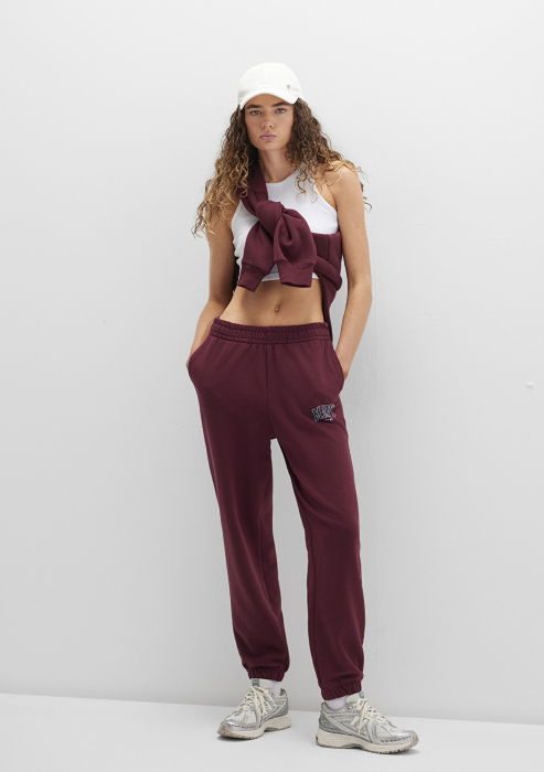 Mavi Pantaloni Rosii-Visiniii Straight Femei [3]