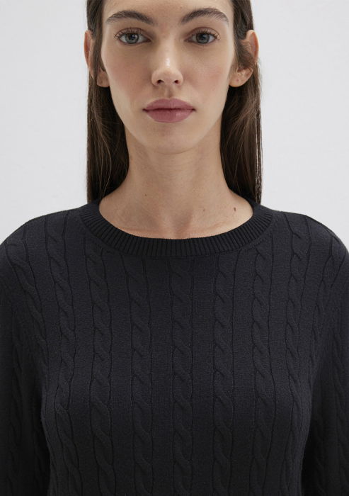 Mavi Pulover Negru  Femei [5]