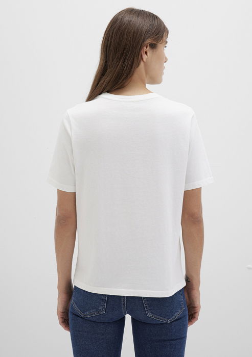 Mavi Tricou Alb Regular Femei [6]