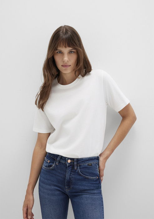 Mavi Tricou Alb Regular Femei [3]