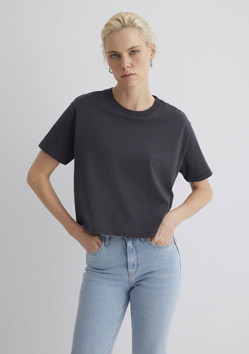 Mavi Tricou Gri Inchis  Femei [2]