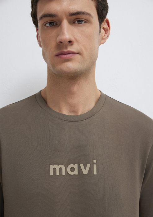 Mavi Tricou Bej Regular Barbati [6]