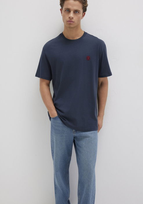 Tricou Navy Loose Barbati [2]