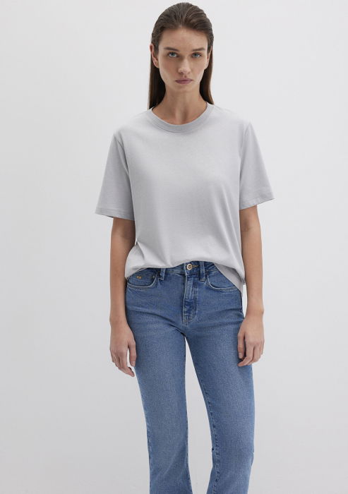 Mavi Tricou Gri Deschis Regular Femei [2]