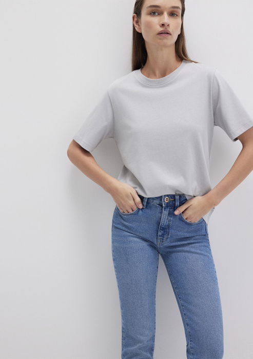 Mavi Tricou Gri Deschis Regular Femei [1]