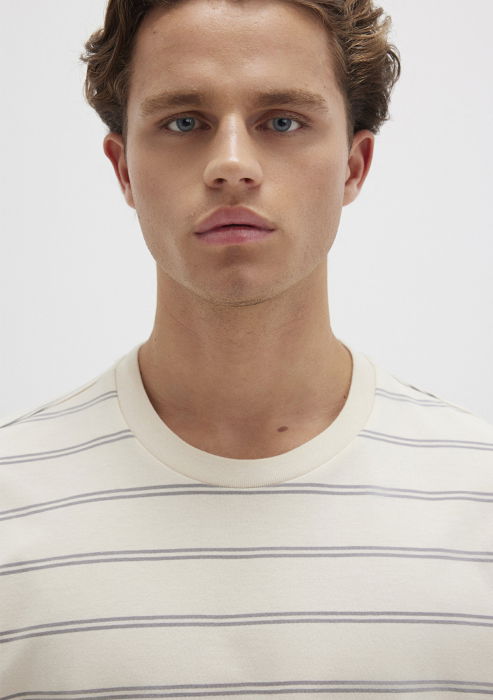 Mavi Tricou Crem Relaxed Barbati [5]