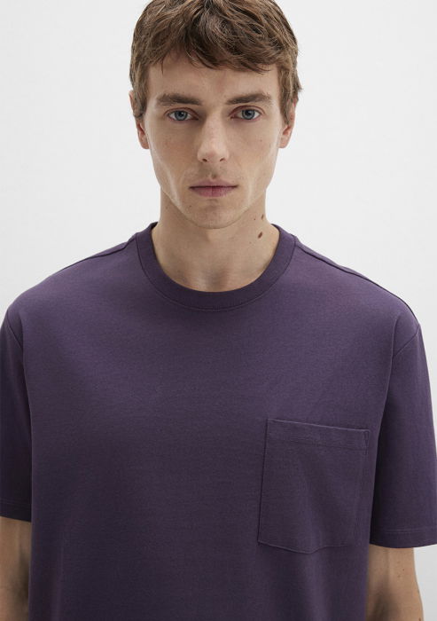 Mavi Tricou Lila Loose Barbati [6]