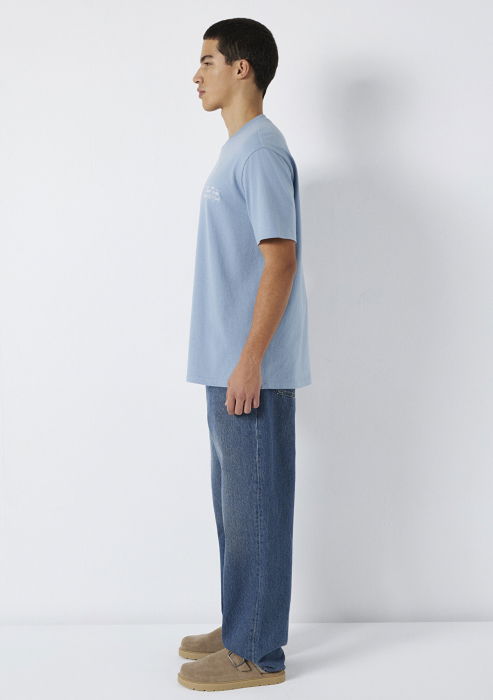 Tricou Albastru Loose Barbati [4]