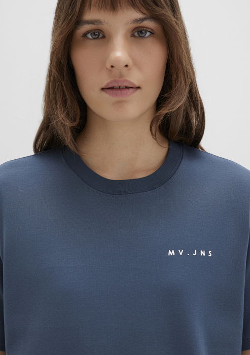 Tricou Albastru Regular Femei [6]