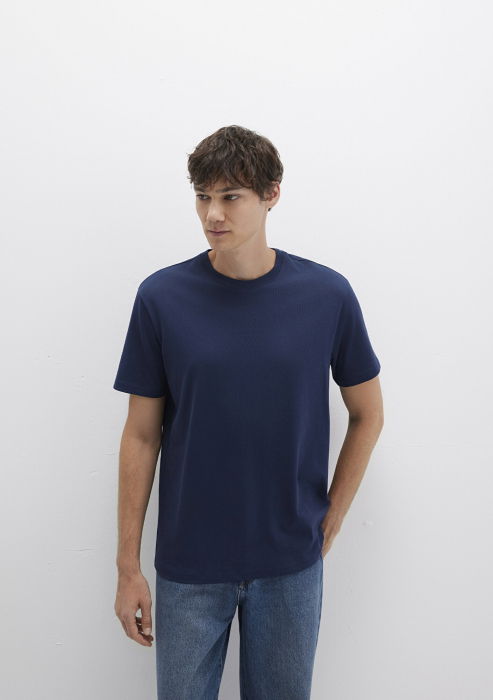Mavi Tricou Navy Loose Barbati [1]