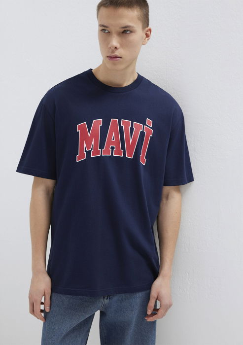 Tricou Navy Loose Barbati [2]
