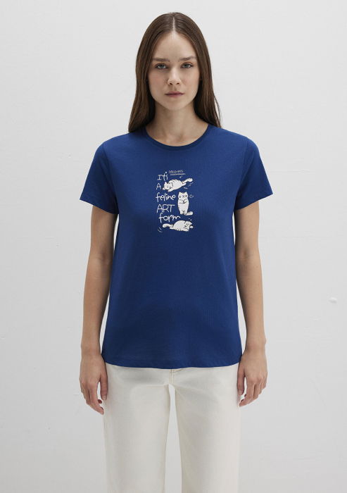 Mavi Футболка Navy Semi Slim [4]