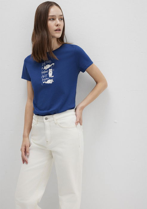 Mavi Футболка Navy Semi Slim [3]