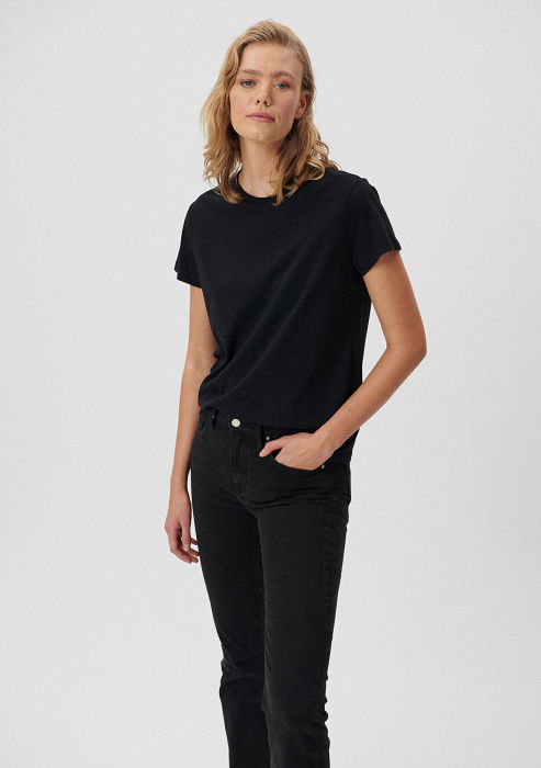 Mavi Tricou Negru Regular Femei [2]