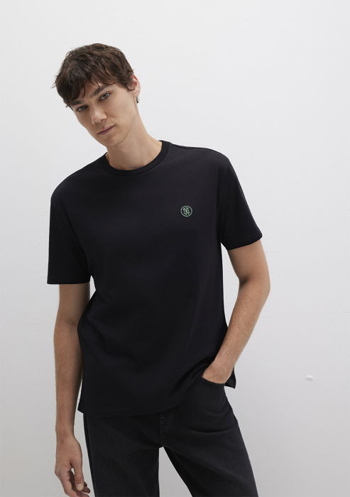 Mavi Tricou Negru Loose Barbati [1]