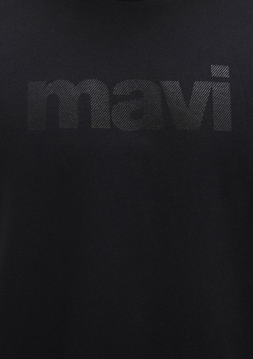 Mavi Tricou Negru Loose Barbati [7]