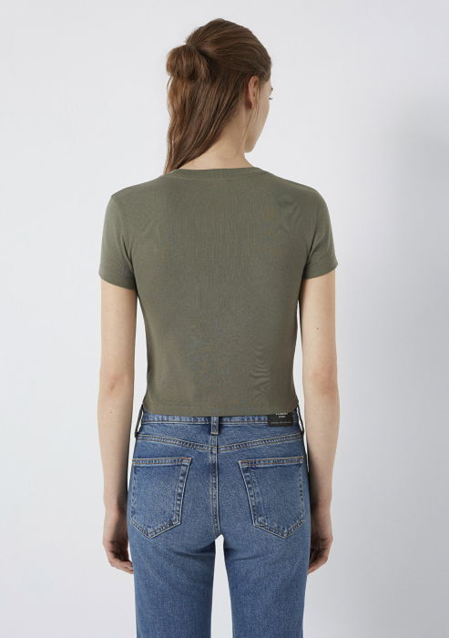 Tricou Verde Masliniu Femei [6]