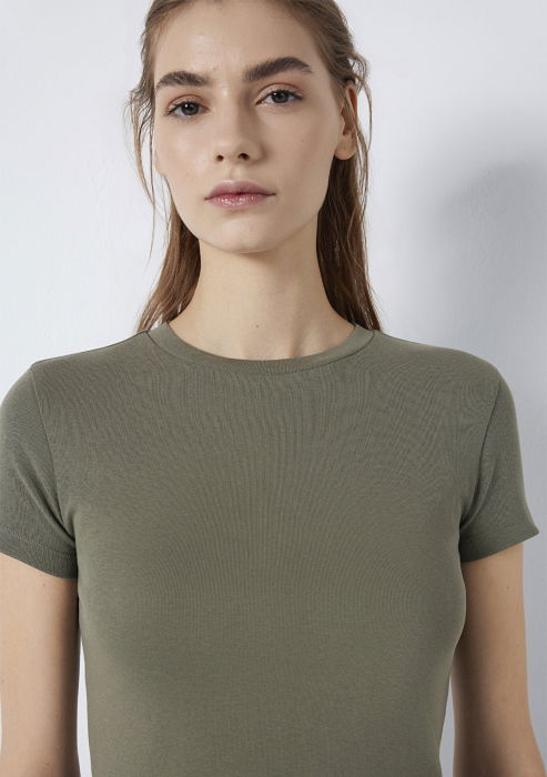 Tricou Verde Masliniu Femei [7]