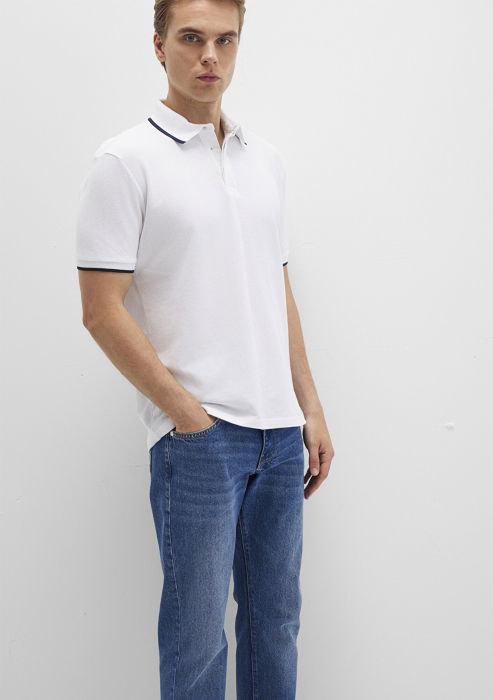 Mavi Tricou Polo Alb  Barbati [2]