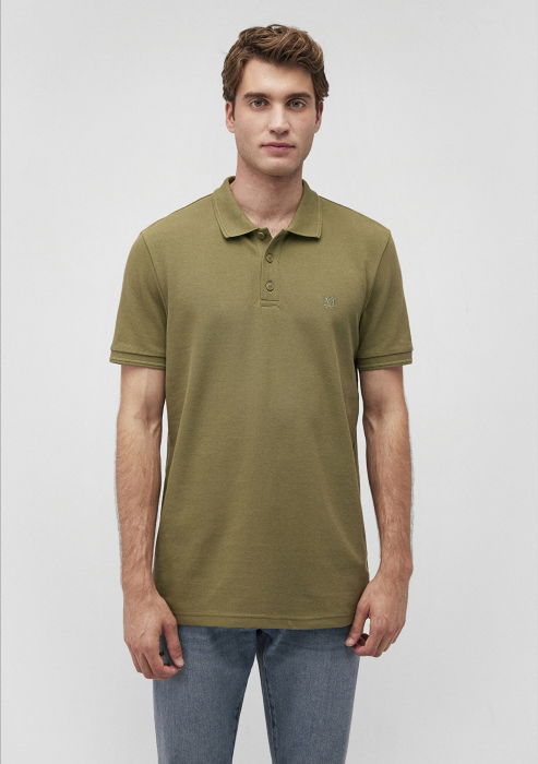 Mavi Tricou Polo Verde Masliniu Slim Barbati [3]