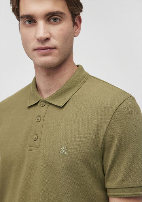 Mavi Tricou Polo Verde Masliniu Slim Barbati [5]