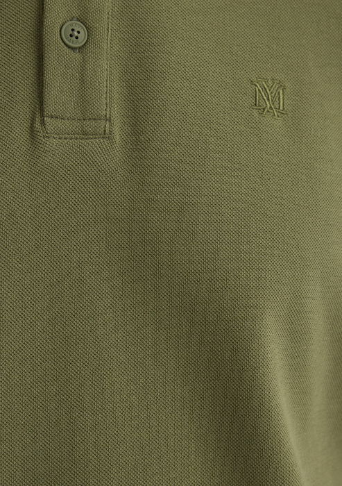 Tricou Polo Verde Masliniu Slim Barbati [6]